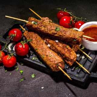Jafrani Seekh Kabab(Lamb)